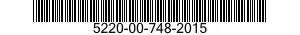 5220-00-748-2015  5220007482015 007482015