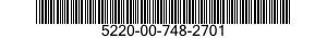 5220-00-748-2701  5220007482701 007482701