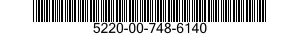 5220-00-748-6140  5220007486140 007486140