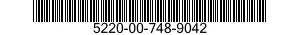 5220-00-748-9042  5220007489042 007489042