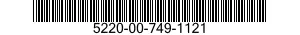 5220-00-749-1121  5220007491121 007491121