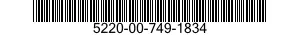 5220-00-749-1834  5220007491834 007491834