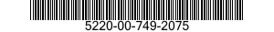 5220-00-749-2075  5220007492075 007492075