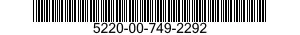 5220-00-749-2292  5220007492292 007492292