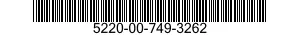 5220-00-749-3262  5220007493262 007493262