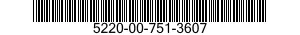 5220-00-751-3607  5220007513607 007513607