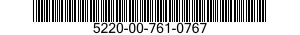 5220-00-761-0767  5220007610767 007610767