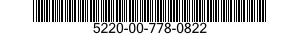 5220-00-778-0822  5220007780822 007780822