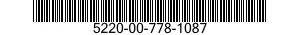 5220-00-778-1087  5220007781087 007781087