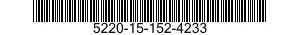 5220-15-152-4233 GAGE,SNAP,FIXED 5220151524233 151524233