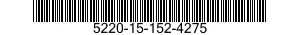 5220-15-152-4275 GAGE,SNAP,FIXED 5220151524275 151524275