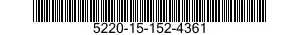 5220-15-152-4361 GAGE,PLUG,THREAD 5220151524361 151524361