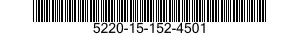 5220-15-152-4501 GAGE,SNAP,FIXED 5220151524501 151524501