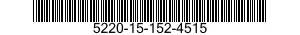 5220-15-152-4515 GAGE,SNAP,FIXED 5220151524515 151524515
