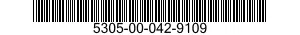 5305-00-042-9109 SCREW,MACHINE 5305000429109 000429109