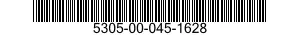 5305-00-045-1628 SCREW,MACHINE 5305000451628 000451628