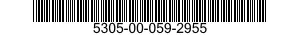 5305-00-059-2955 SCREW,CAP,HEXAGON HEAD 5305000592955 000592955