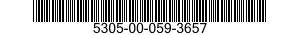 5305-00-059-3657 SCREW,MACHINE 5305000593657 000593657