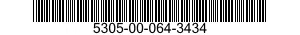 5305-00-064-3434 SCREW,MACHINE 5305000643434 000643434
