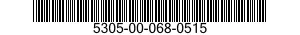 5305-00-068-0515 SCREW,CAP,HEXAGON HEAD 5305000680515 000680515