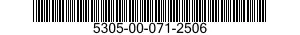 5305-00-071-2506 SCREW,CAP,HEXAGON HEAD 5305000712506 000712506