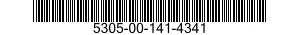5305-00-141-4341 SCREW,MACHINE 5305001414341 001414341