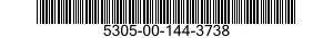 5305-00-144-3738 SCREW,MACHINE 5305001443738 001443738