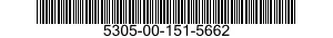 5305-00-151-5662 SCREW,MACHINE 5305001515662 001515662