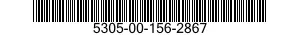 5305-00-156-2867 SCREW,MACHINE 5305001562867 001562867