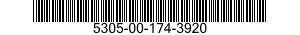 5305-00-174-3920 SCREW,MACHINE 5305001743920 001743920