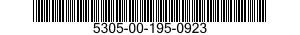5305-00-195-0923 SCREW ASSEMBLY,PANEL 5305001950923 001950923
