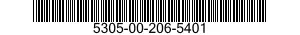 5305-00-206-5401 SCREW,MACHINE 5305002065401 002065401