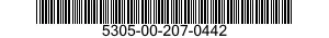 5305-00-207-0442 SCREW,MACHINE 5305002070442 002070442
