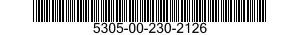 5305-00-230-2126 SCREW,CAP,SOCKET HEAD 5305002302126 002302126