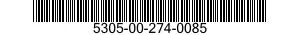 5305-00-274-0085 SETSCREW 5305002740085 002740085