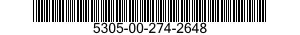 5305-00-274-2648 SCREW,CAP,SOCKET HEAD 5305002742648 002742648