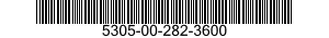 5305-00-282-3600 SCREW,MACHINE 5305002823600 002823600