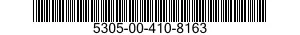 5305-00-410-8163 SCREW,MACHINE 5305004108163 004108163