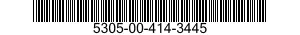 5305-00-414-3445 SCREW,MACHINE 5305004143445 004143445