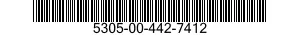 5305-00-442-7412 SCREW,MACHINE 5305004427412 004427412