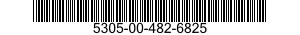 5305-00-482-6825 SCREW,MACHINE 5305004826825 004826825
