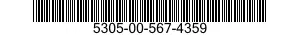 5305-00-567-4359 SCREW,ADJUSTING,ROC 5305005674359 005674359