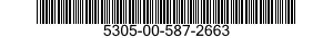 5305-00-587-2663 SCREW,WOOD 5305005872663 005872663