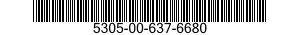 5305-00-637-6680 SCREW,MACHINE 5305006376680 006376680