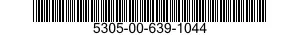 5305-00-639-1044 SCREW,CAP,SOCKET HEAD 5305006391044 006391044