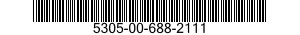 5305-00-688-2111 SCREW,CAP,HEXAGON HEAD 5305006882111 006882111