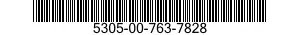 5305-00-763-7828 SCREW,MACHINE 5305007637828 007637828