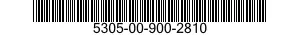 5305-00-900-2810 SCREW,MACHINE 5305009002810 009002810