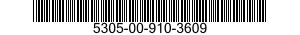 5305-00-910-3609 SCREW,MACHINE 5305009103609 009103609
