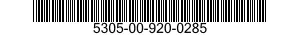 5305-00-920-0285 SCREW,MACHINE 5305009200285 009200285